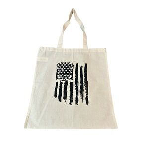 NEW canvas tote shoulder bag custom graphic handmade 14.5 W 15.5 H 11 SH inches